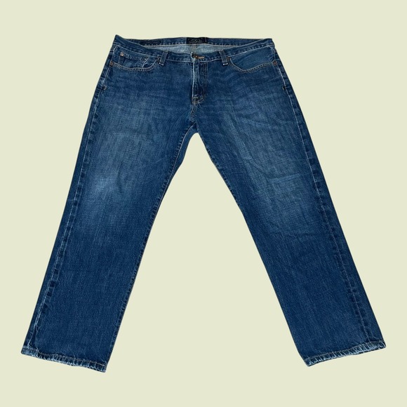 Lucky Brand Other - Lucky‎ Brand 221 Original Straight Mens Blue Jeans 38x30 Medium Wash
